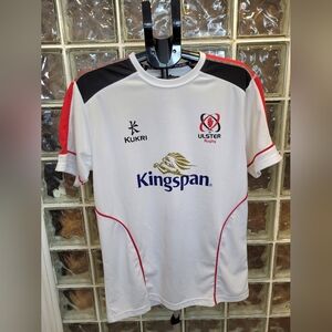 Kukri Ulster Rugby Jersey Mens XL White Kingspan Sponsor